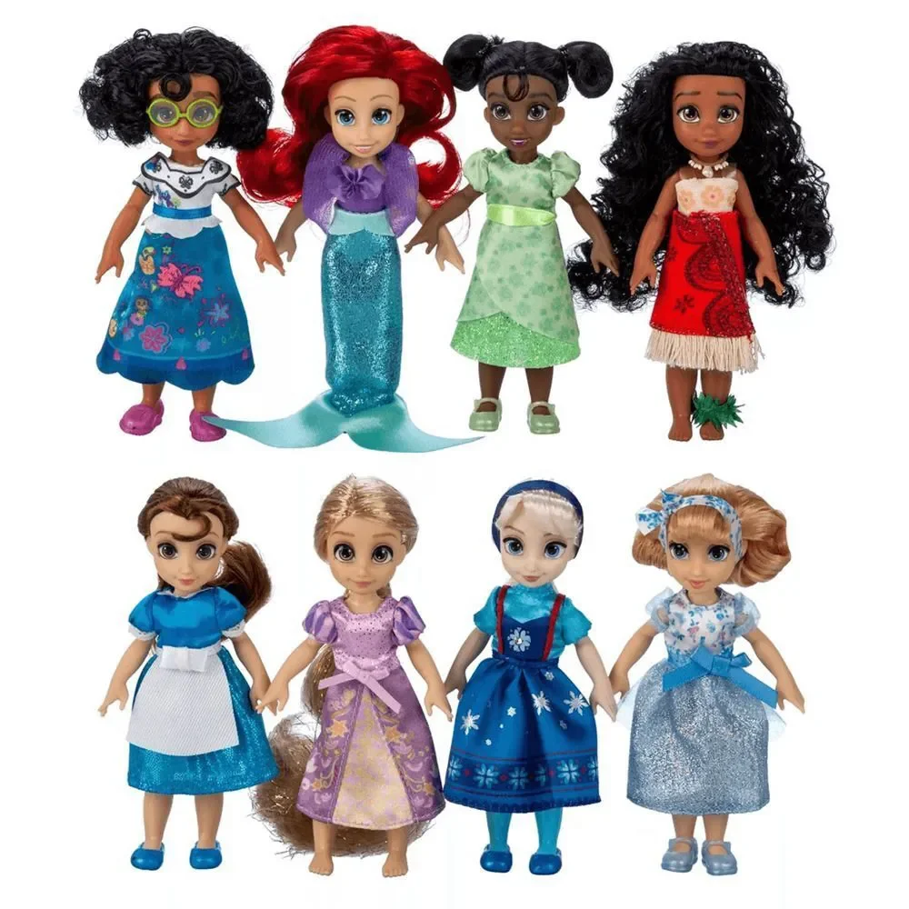 Once Upon a Story Mini Doll Gift Set 8 Dolls 5”H Disney Parks NEW NIB Princesses